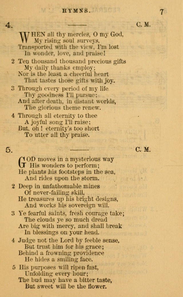 Sacred Songs for Social Worship page 7