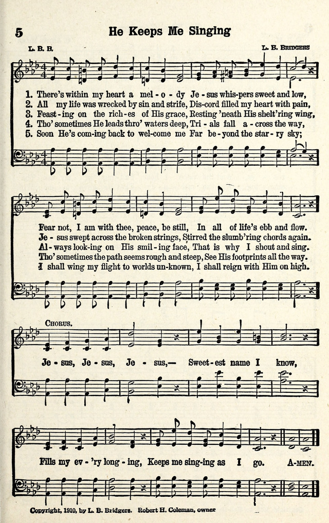 Standard Songs of Evangelism page 6