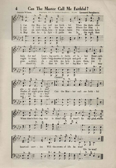 Sweeter Than All Songs: containing many new songs, a number of the popular songs of to-day, with many familiar hymns; for all occasions of Christian work and worship  page 3