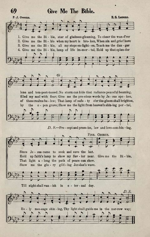 Sweeter Than All Songs: containing many new songs, a number of the popular songs of to-day, with many familiar hymns; for all occasions of Christian work and worship  page 61