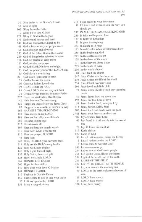 Sound the Bamboo: CCA Hymnal 2000 page 460