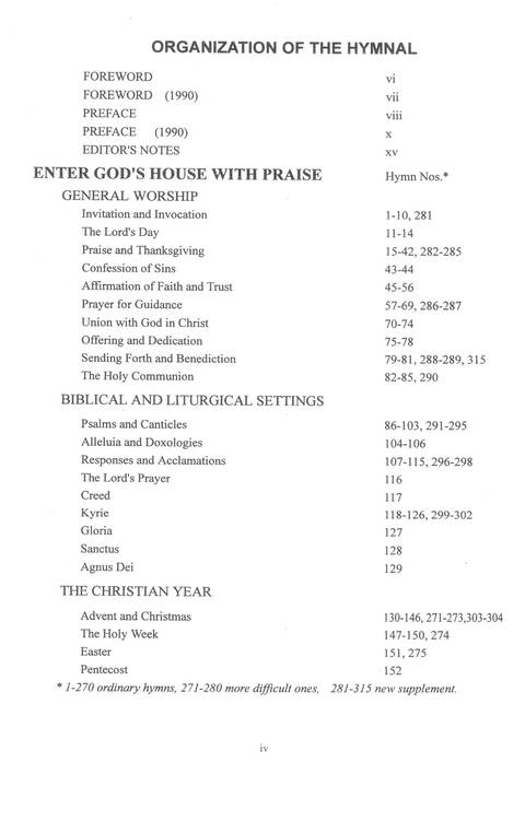 Sound the Bamboo: CCA Hymnal 2000 page iv