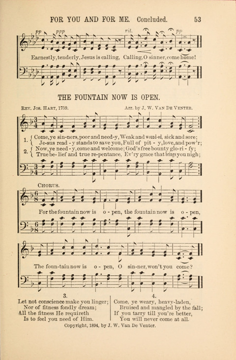 Songs Tried and Proved: for the user of prayer meetings, Sunday schools, general evangelistic work, and the home circle page 53