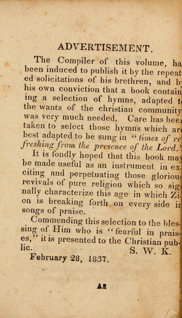 Songs of Zion, Being a New Selection of Hymns, Designed for Revival and Social Meetings page 4