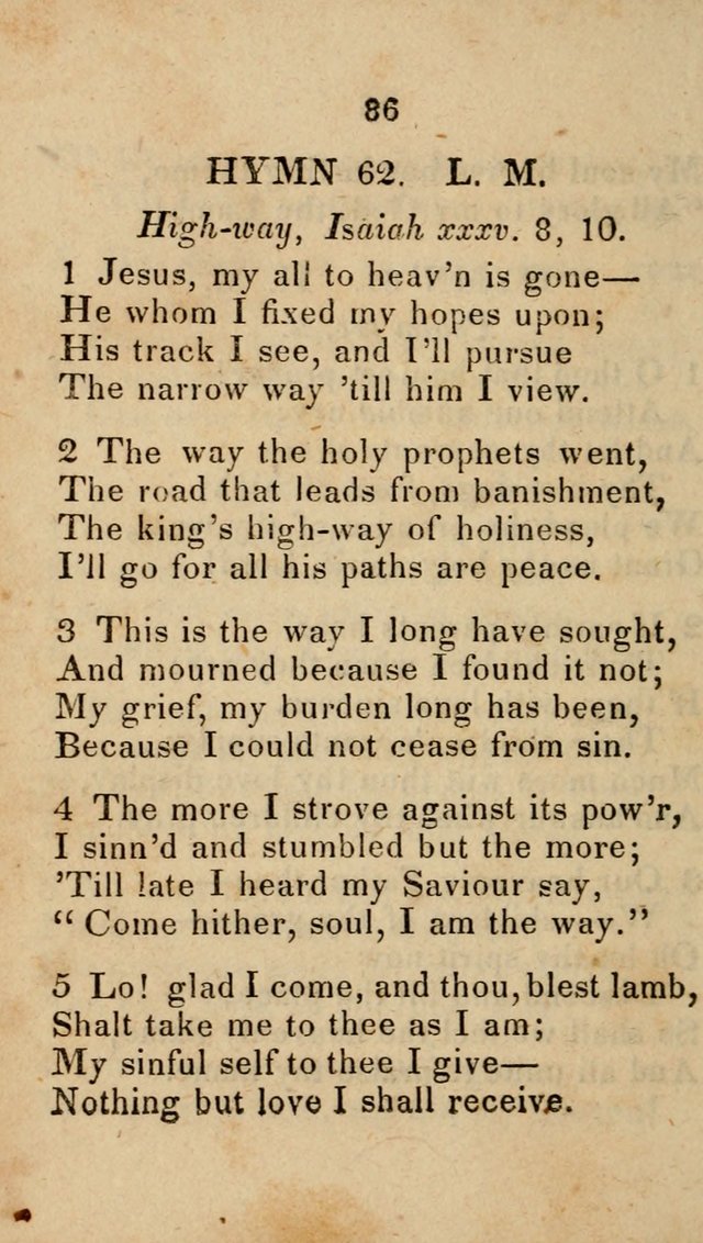 Songs of Zion, Being a New Selection of Hymns, Designed for Revival and Social Meetings page 91