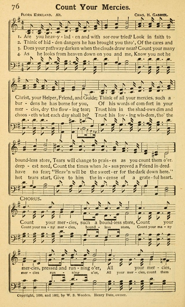 Songs of Matchless Love: for evangelistic services, devotional meetings and Sunday schools page 70