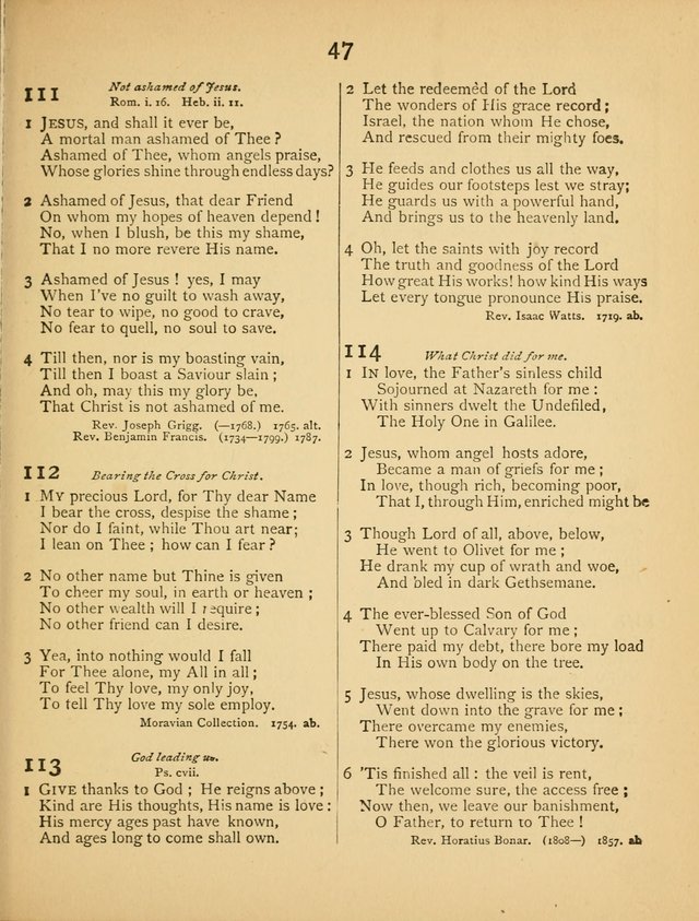 Songs of Praise: a selection of standard hymns and tunes for the Sunday-shcools and social meetings page 48