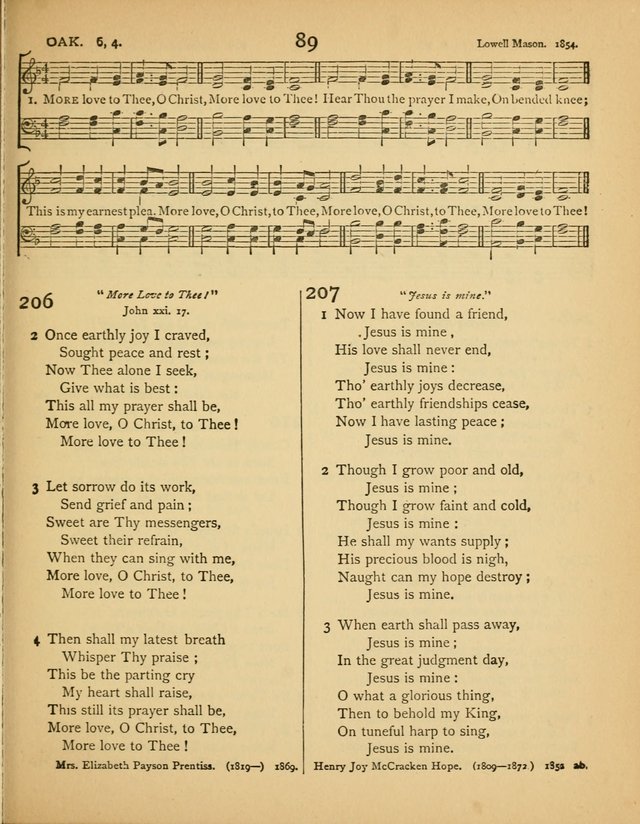 Songs of Praise: a selection of standard hymns and tunes for the Sunday-shcools and social meetings page 90