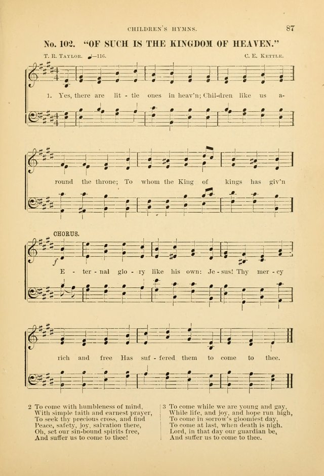 The Spirit of Praise: a collection of music with hymns for use in Sabbath-school services and church meetings page 89