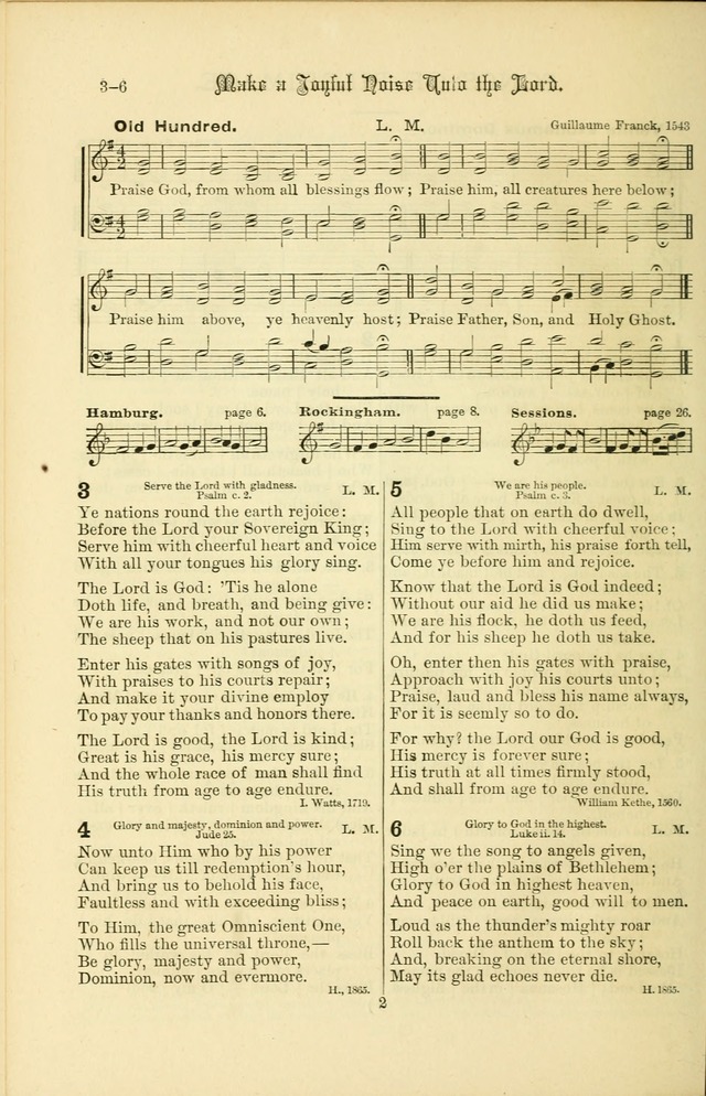 Songs of Pilgrimage: a hymnal for the churches of Christ (2nd ed.) page 2