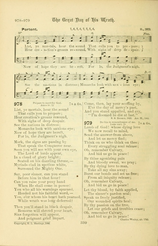 Songs of Pilgrimage: a hymnal for the churches of Christ (2nd ed.) page 330