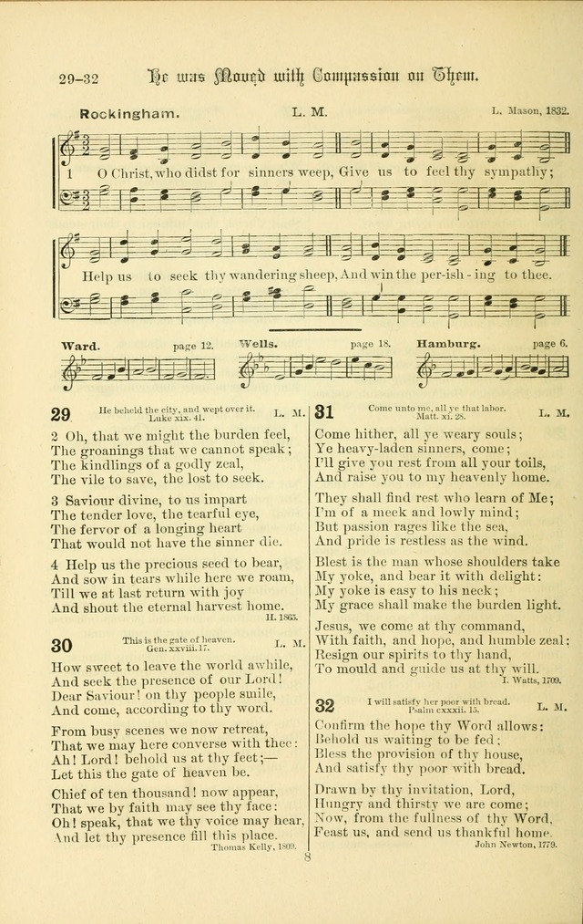 Songs of Pilgrimage: a hymnal for the churches of Christ (2nd ed.) page 8