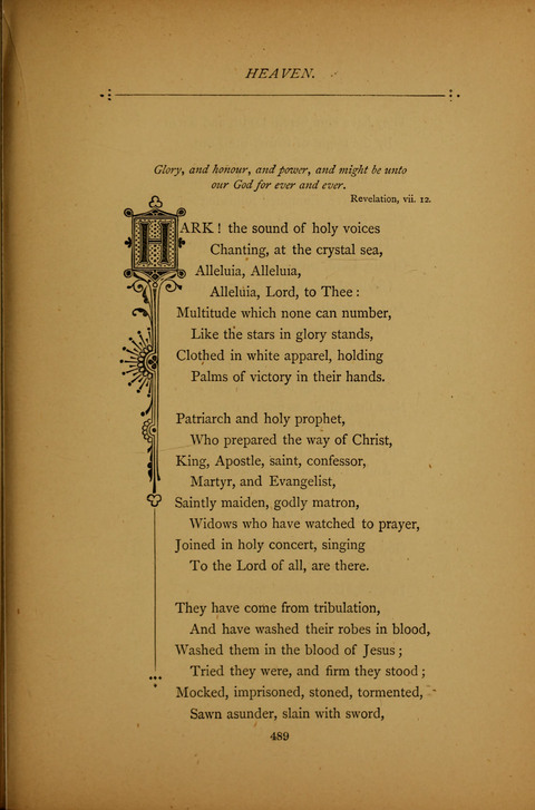 The Spirit of Praise: a collection of hymns old and new page 489
