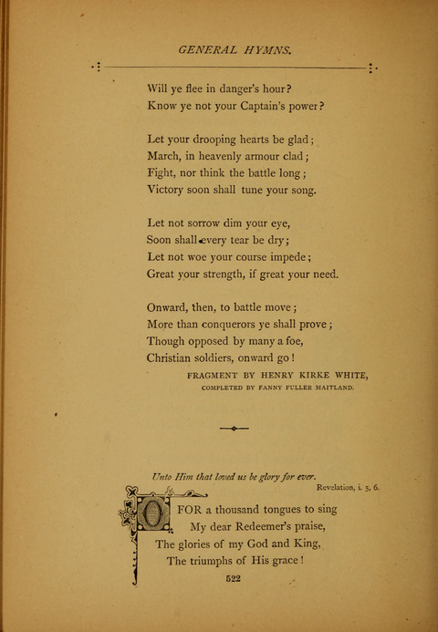 The Spirit of Praise: a collection of hymns old and new page 522