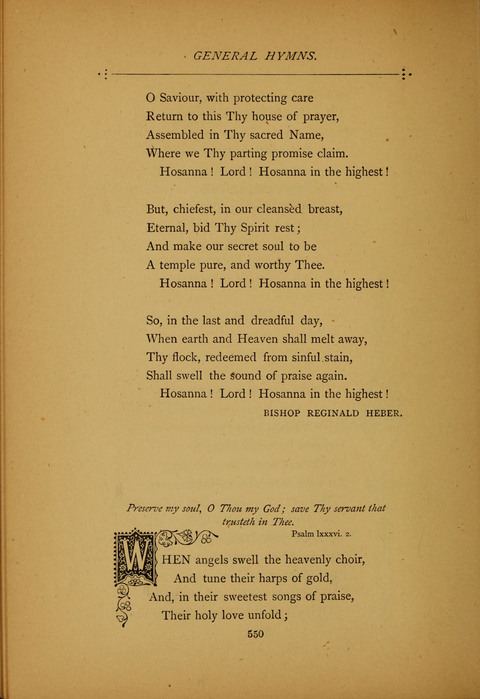The Spirit of Praise: a collection of hymns old and new page 550
