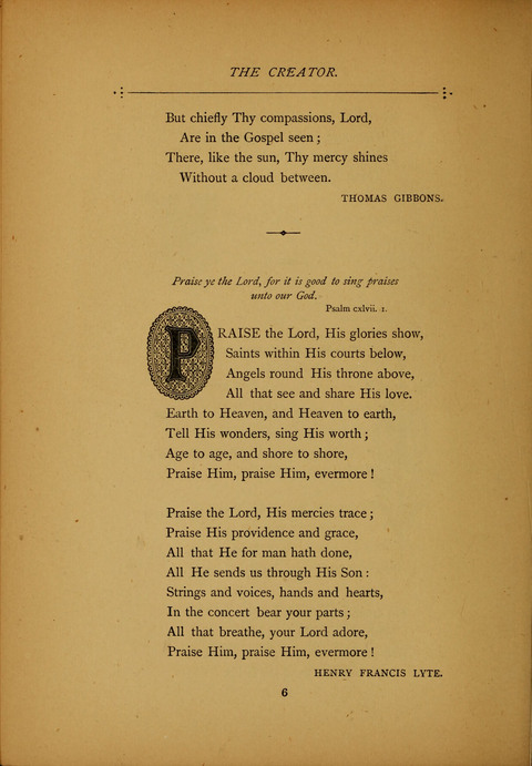 The Spirit of Praise: a collection of hymns old and new page 6