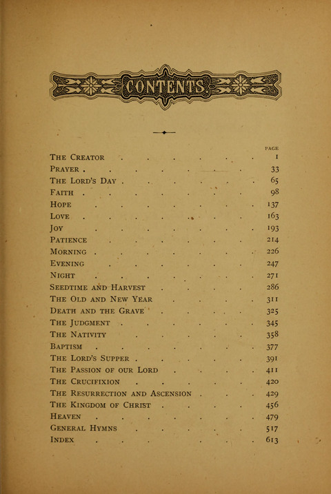 The Spirit of Praise: a collection of hymns old and new page xvi