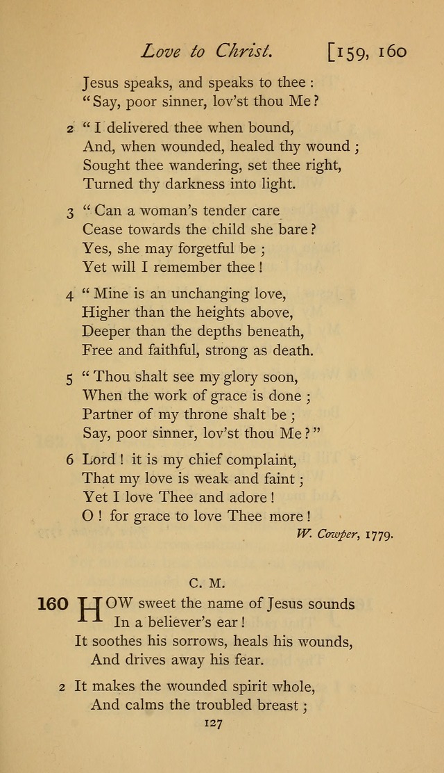 The Sacrifice of Praise. psalms, hymns, and spiritual songs designed for public worship and private devotion, with notes on the origin of hymns. page 127