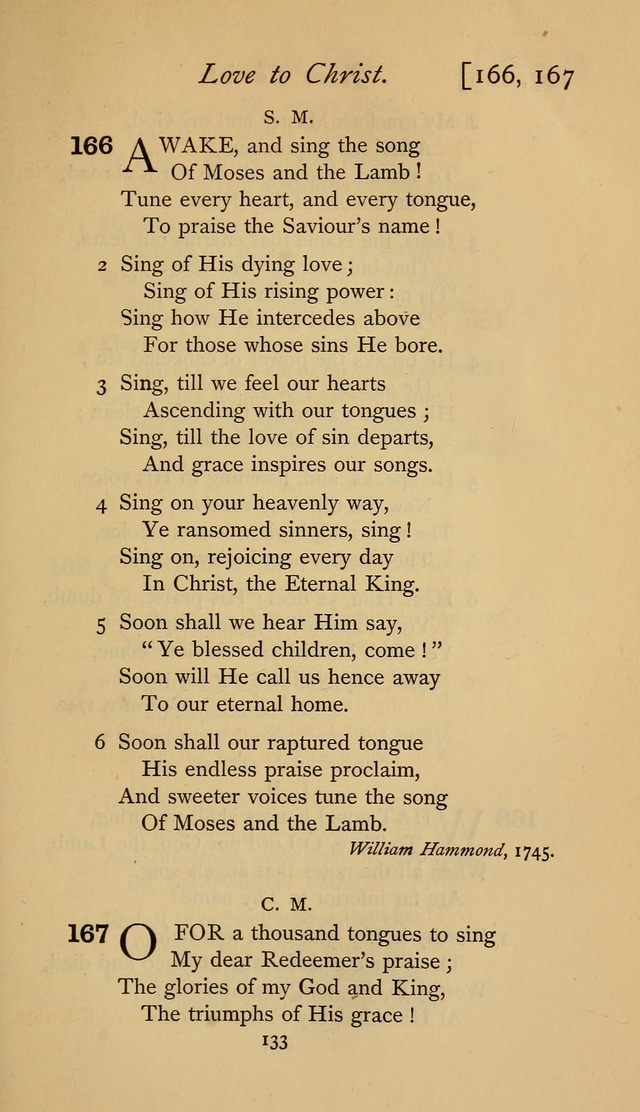 The Sacrifice of Praise. psalms, hymns, and spiritual songs designed for public worship and private devotion, with notes on the origin of hymns. page 133