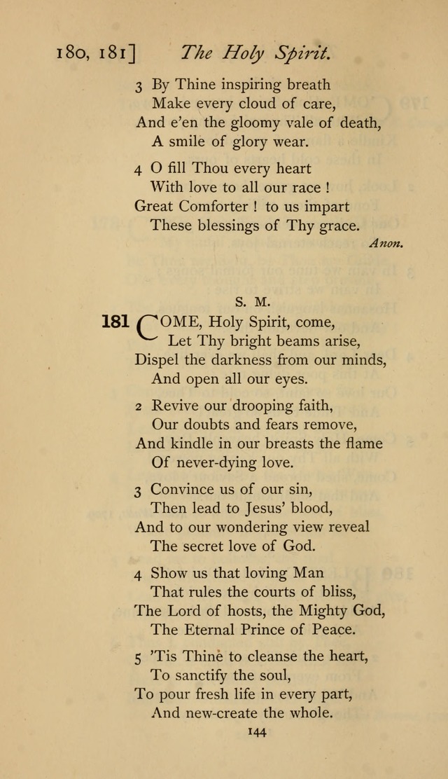 The Sacrifice of Praise. psalms, hymns, and spiritual songs designed for public worship and private devotion, with notes on the origin of hymns. page 144