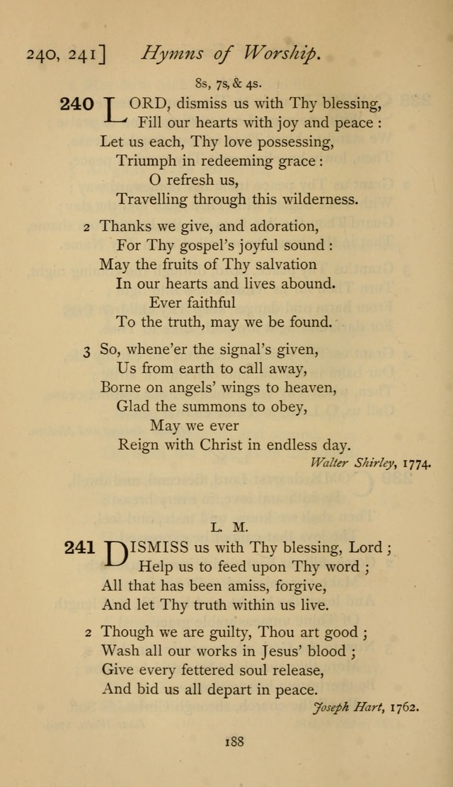 The Sacrifice of Praise. psalms, hymns, and spiritual songs designed for public worship and private devotion, with notes on the origin of hymns. page 188
