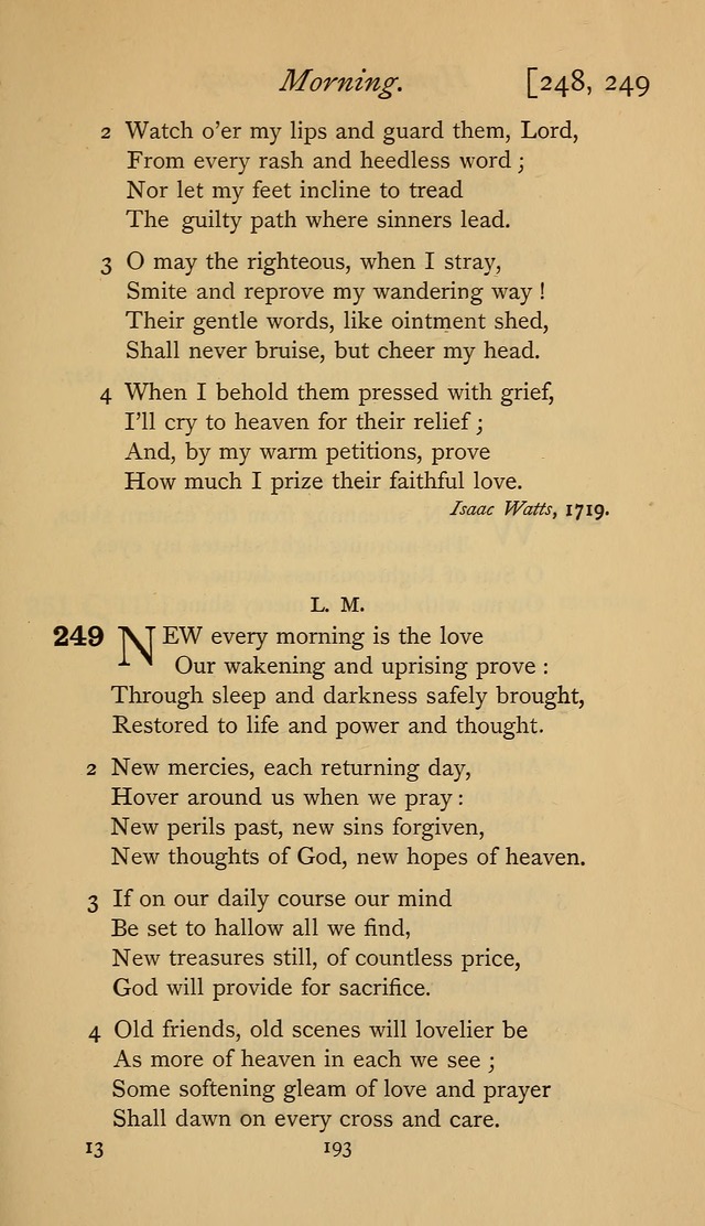 The Sacrifice of Praise. psalms, hymns, and spiritual songs designed for public worship and private devotion, with notes on the origin of hymns. page 193