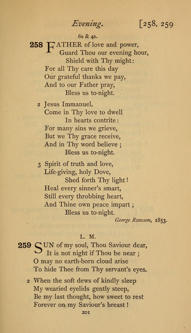 The Sacrifice of Praise. psalms, hymns, and spiritual songs designed for public worship and private devotion, with notes on the origin of hymns. page 201