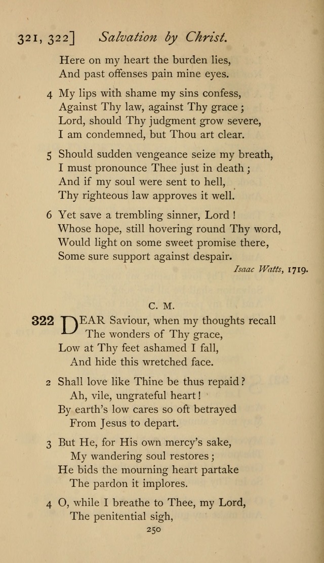 The Sacrifice of Praise. psalms, hymns, and spiritual songs designed for public worship and private devotion, with notes on the origin of hymns. page 250