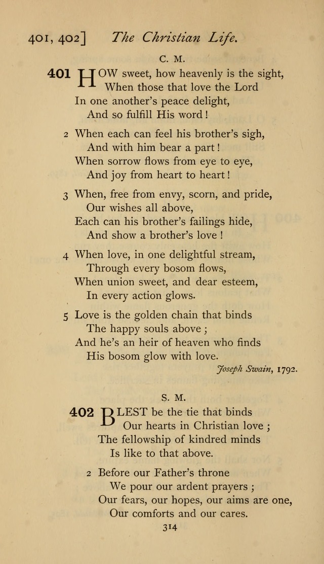 The Sacrifice of Praise. psalms, hymns, and spiritual songs designed for public worship and private devotion, with notes on the origin of hymns. page 314
