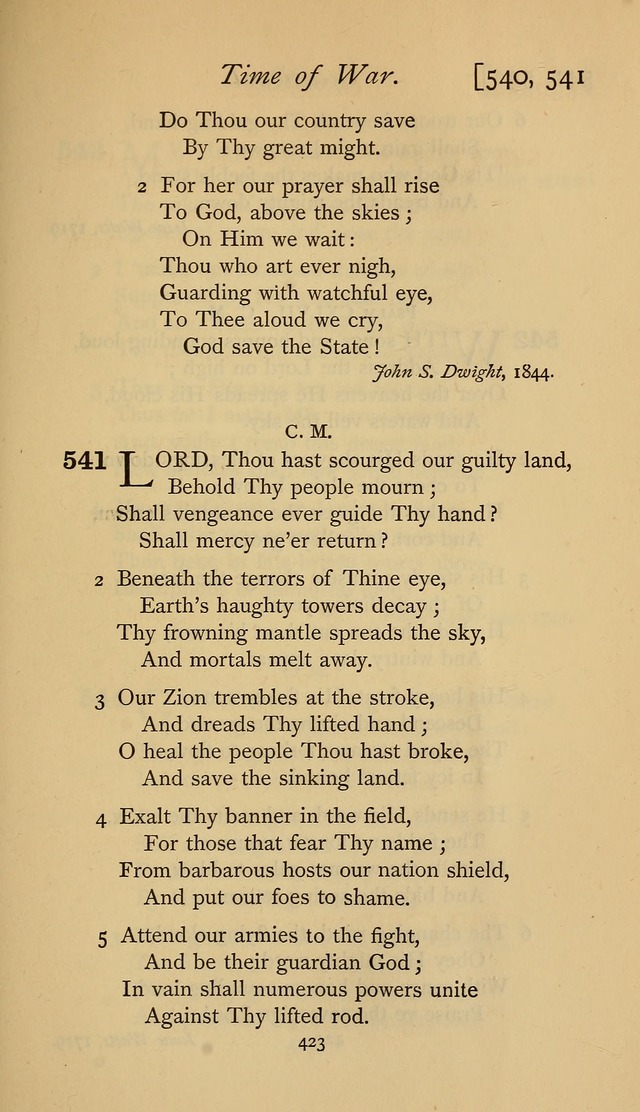 The Sacrifice of Praise. psalms, hymns, and spiritual songs designed for public worship and private devotion, with notes on the origin of hymns. page 423