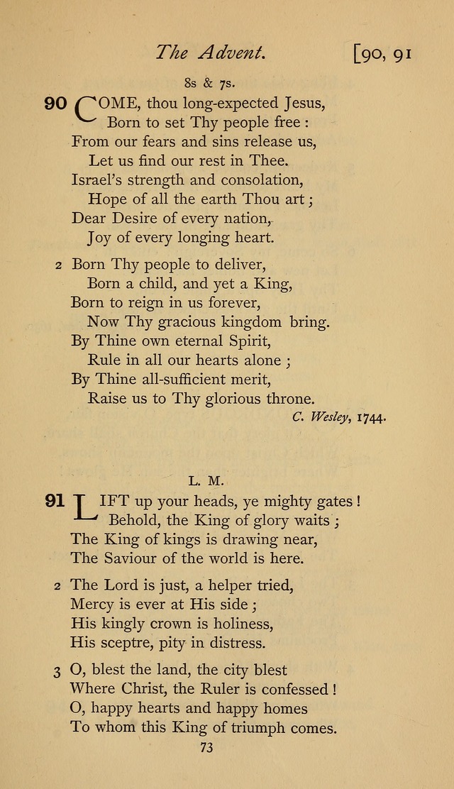 The Sacrifice of Praise. psalms, hymns, and spiritual songs designed for public worship and private devotion, with notes on the origin of hymns. page 73