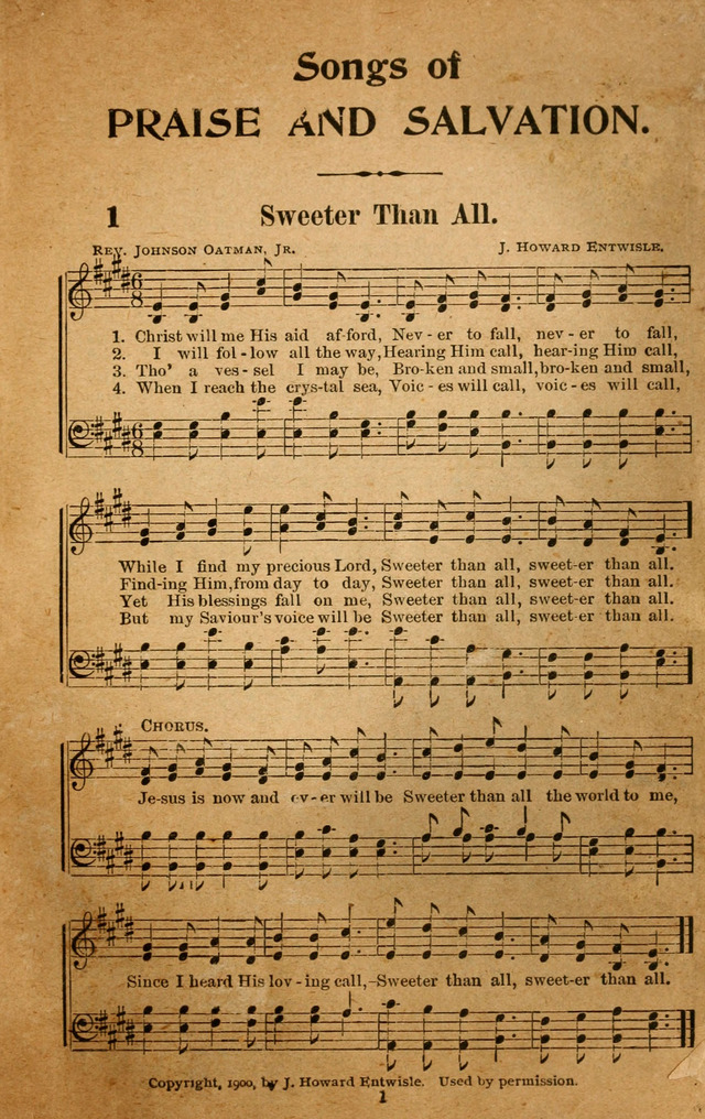 Songs of Praise and Salvation page 2