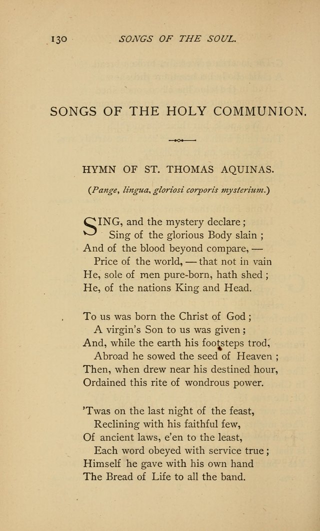 Songs of the Soul: gathered out of many lands and ages page 130