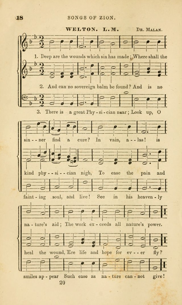 Songs of Zion: a manual of the best and most popular hymns and tunes, for social and private devotion page 27
