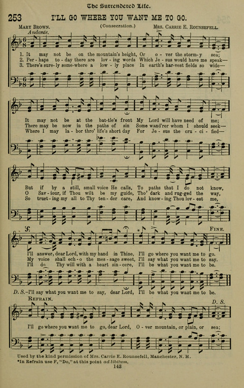 The Songs of Zion: the new official hymnal of the Cumberland Presbyterian Church page 143