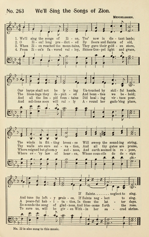 The Songs of Zion: A Collection of Choice Songs page 280
