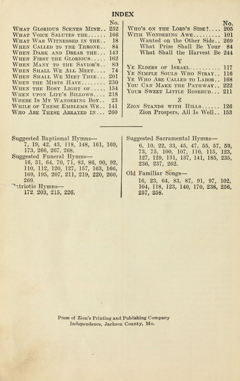 The Songs of Zion: A Collection of Choice Songs page 286