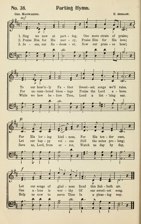 The Songs of Zion: A Collection of Choice Songs page 38