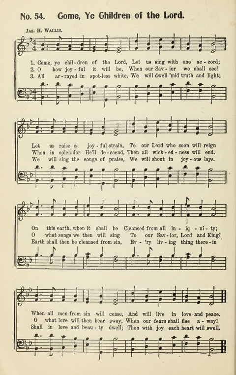 The Songs of Zion: A Collection of Choice Songs page 54