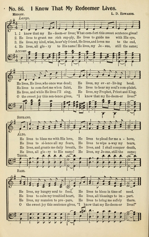 The Songs of Zion: A Collection of Choice Songs page 86