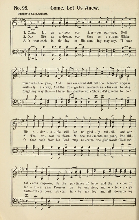 The Songs of Zion: A Collection of Choice Songs page 98