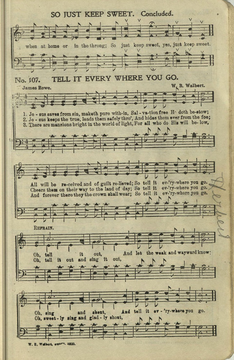 Temple Bells: for Sunday-Schools, Singing-Schools, Revivals, Conventions page 107