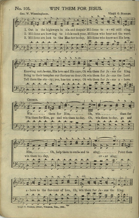 Temple Bells: for Sunday-Schools, Singing-Schools, Revivals, Conventions page 108