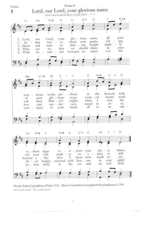 The Book of Praise page 5