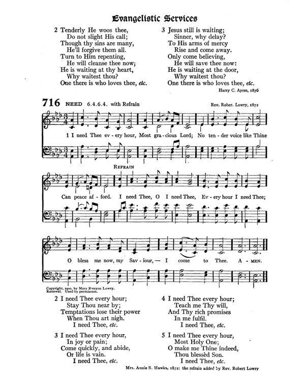The Hymnal : published in 1895 and revised in 1911 by authority of the General Assembly of the Presbyterian Church in the United States of America : with the supplement of 1917 page 937