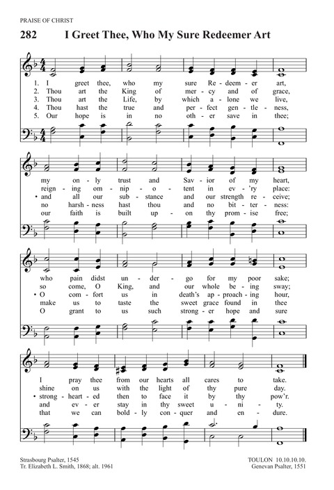 Trinity Psalter Hymnal page 538