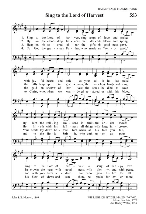 Trinity Psalter Hymnal page 827