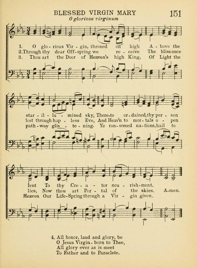 A Treasury of Catholic Song: comprising some two hundred hymns from Catholic soruces old and new page 187