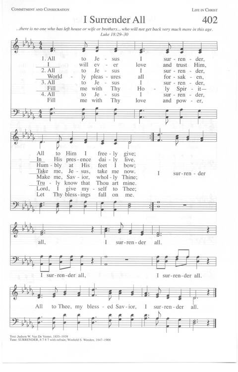 Total Praise: songs and other worship resources for every generation page 632
