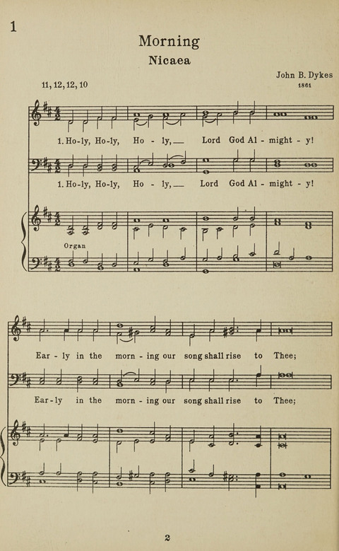 University Hymns page 1